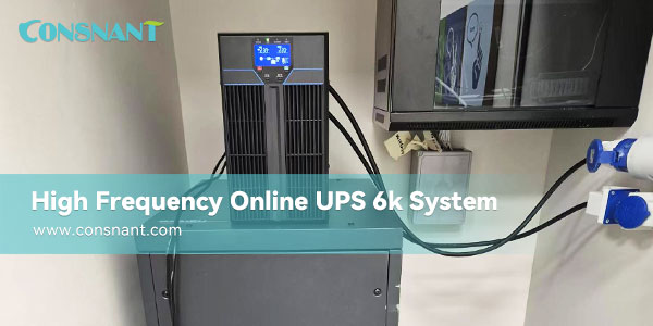 High frequency online UPS 6K system for offices